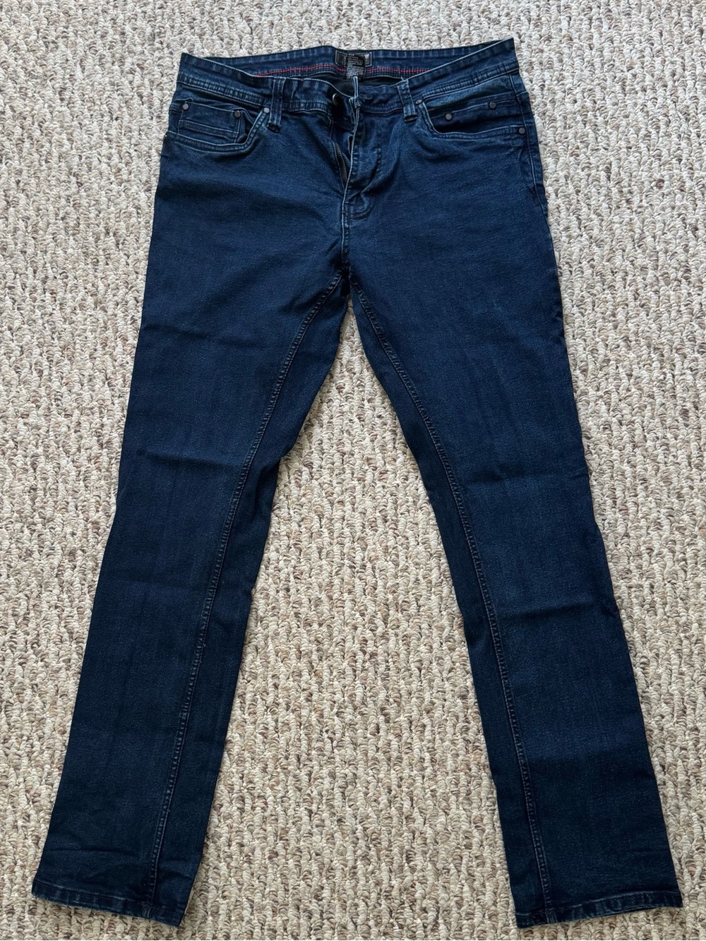 Men's Skinny Jeans in Dark Blue - Slim Fit